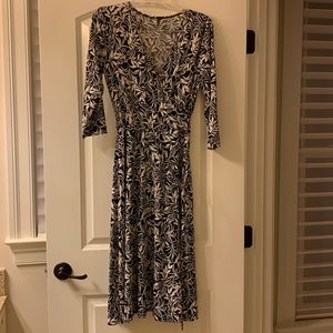 Black and white dress